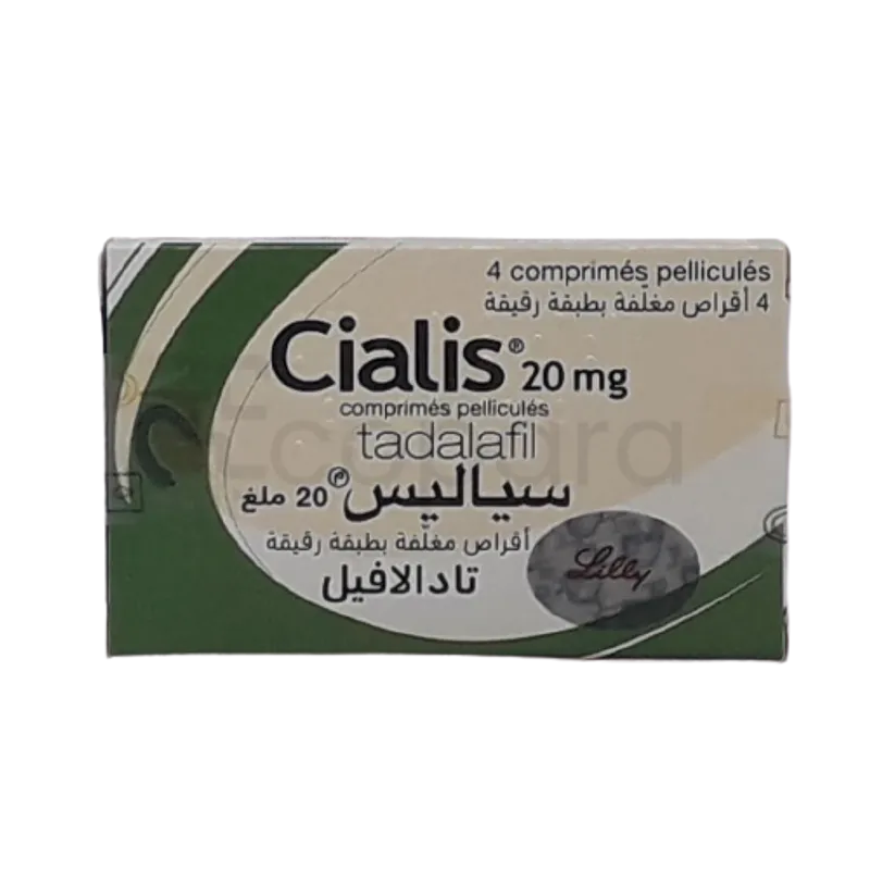 CIALIS 20MG BOITE DE 4 COMPRIMES