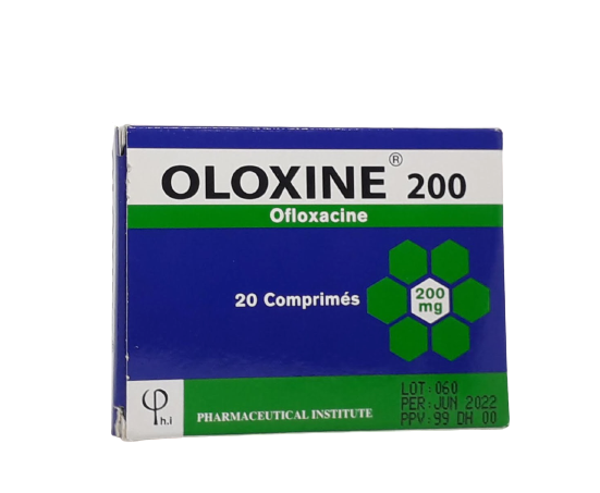 OLOXINE 200MG BOITE DE 20 COMPRIMES GM
