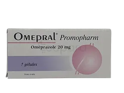 OMEPRAL 20MG BOITE DE 7 GELULES