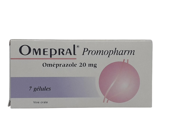 OMEPRAL 20MG BOITE DE 7 GELULES