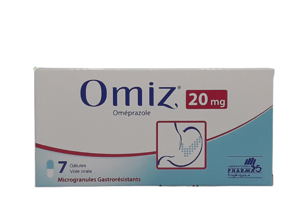 OMIZ 20MG BOITE DE 7 GELULES