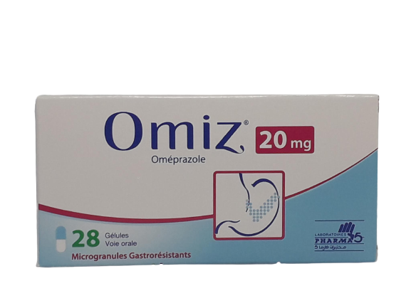 OMIZ 20MG BOITE DE 28 GELULES