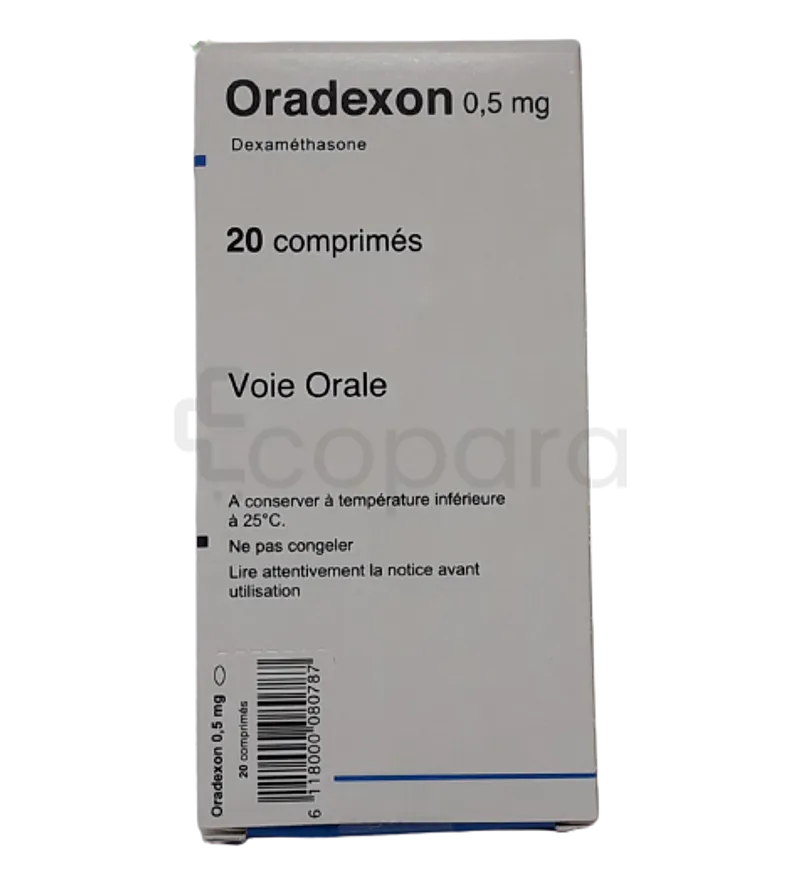 ORADEXON 0.5MG BOITE DE 20 COMPRIMES