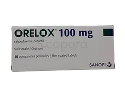 ORELOX 100MG BOITE DE 10 COMPRIMES