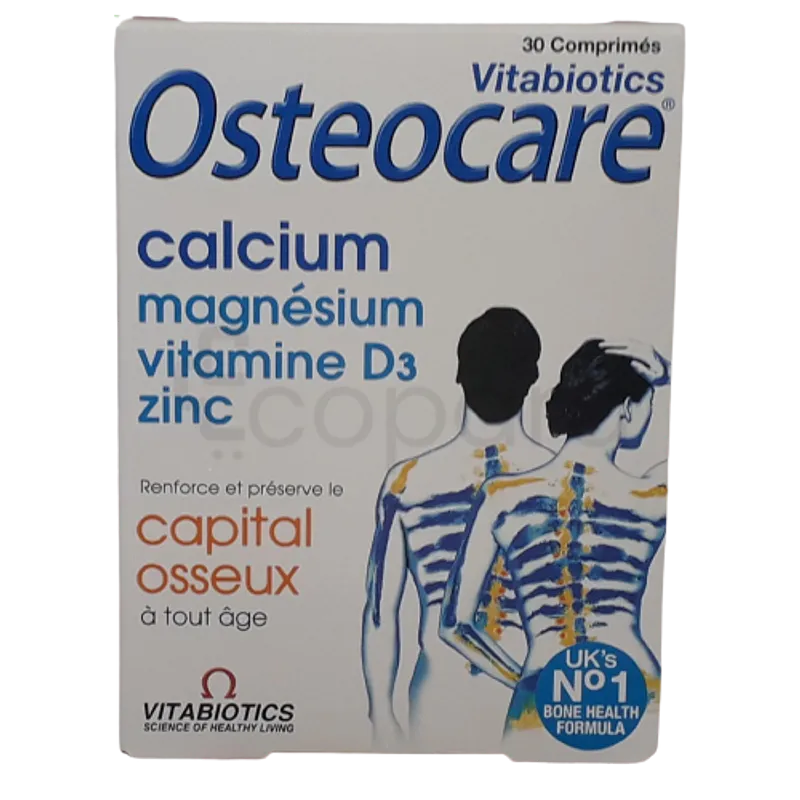OSTEOCARE CALCIUM MAGNESIUM VIAMIN D3 BOITE DE 30 REFERENCE VIT003