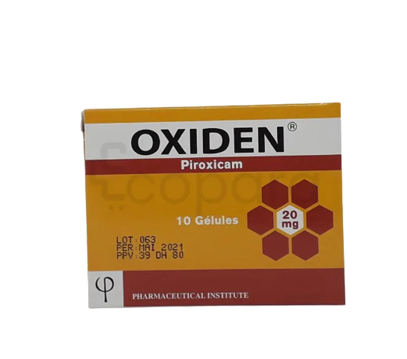 OXIDEN 20MG BOITE DE 10 GELULES