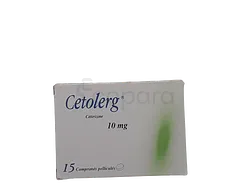 CETOLERG 10MG BOITE DE 15 COMPRIMES