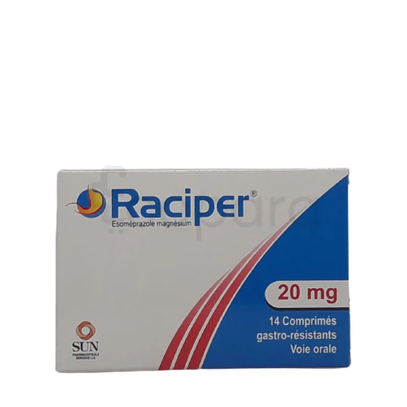 RACIPER 20MG BOITE DE 14 COMPRIMES
