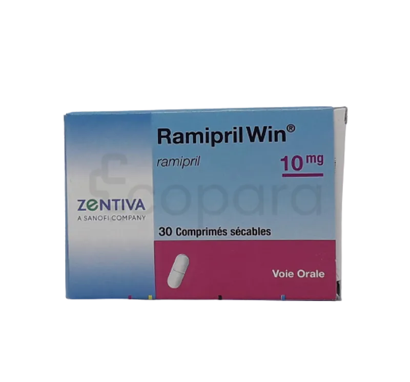 RAMIPRIL WIN CO 10MG BOITE DE 30 COMPRIMES
