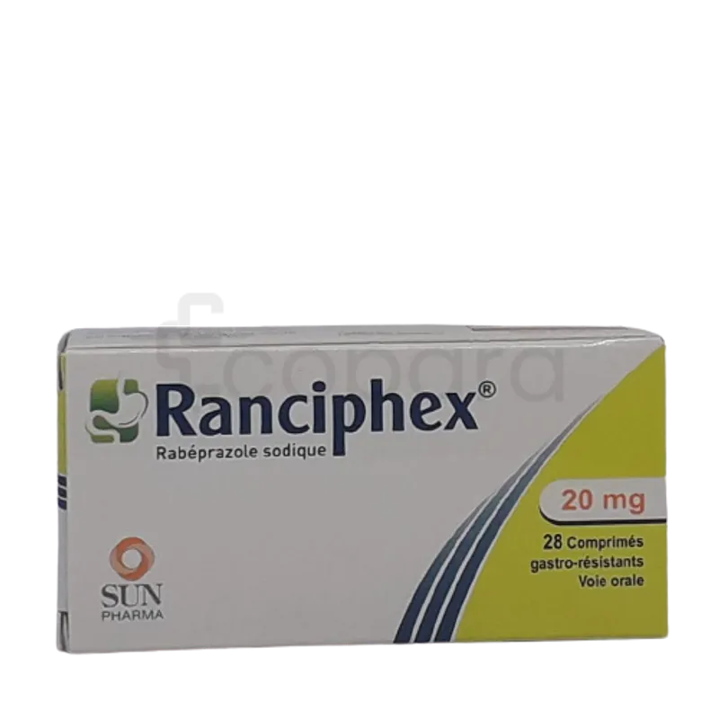 RANCIPHEX 20MG BOITE DE 28 COMPRIMES