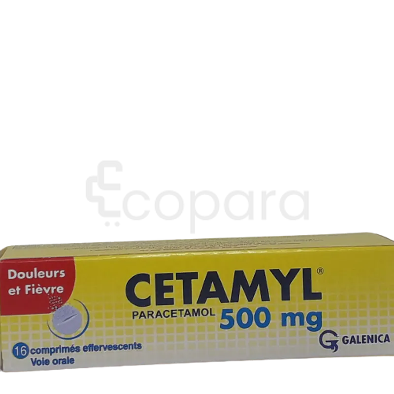 CETAMYL 500MG BOITE DE 16 COMPRIMES EFFERVESCENTS