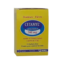 CETAMYL 500MG BOITE DE 12 SACHETS