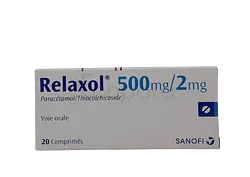 RELAXOL 500MG/2MG BOITE DE 20 COMPRIMES