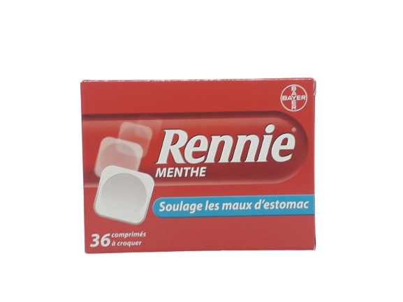 RENNIE 680MG/80MG BOITE DE 36 COMPRIMES PM