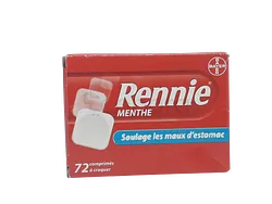 RENNIE 680MG/80MG BOITE DE 72 COMPRIMES GM