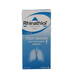 RHINATHIOL ADULTE EXPECTORANT 5% 125ML SIROP
