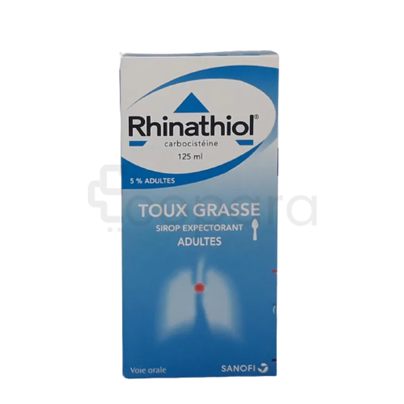 RHINATHIOL ADULTE EXPECTORANT 5% 125ML SIROP