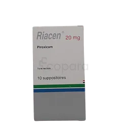 RIACEN 20MG BOITE DE 10 SUPPOSITOIRES