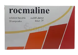ROCMALINE 400/1.5MG/MG BOITE DE 20 AMPOULES BUVABLES