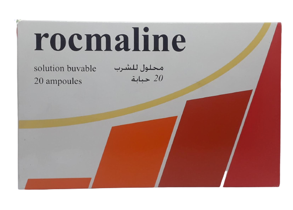 ROCMALINE 400/1.5MG/MG BOITE DE 20 AMPOULES BUVABLES