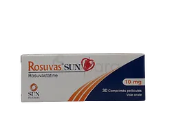 ROSUVAS SUN 10MG BOITE DE 30 COMPRIMES