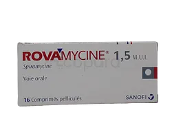 ROVAMYCINE 1.5MUI BOITE DE 16 COMPRIMES