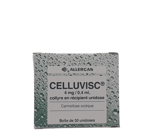 CELLUVISC 4MG/0.4ML BOITE DE 30 UNIDOSES COLLYRE