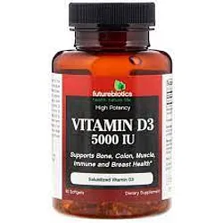 FUTUREBIOTICS VITAMIN D3 5000UI BOITE DE 90 CAPSULES