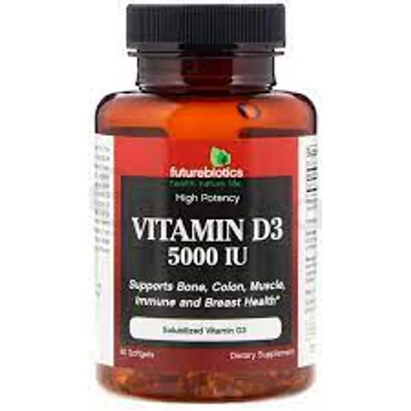 FUTUREBIOTICS VITAMIN D3 5000UI BOITE DE 90 CAPSULES