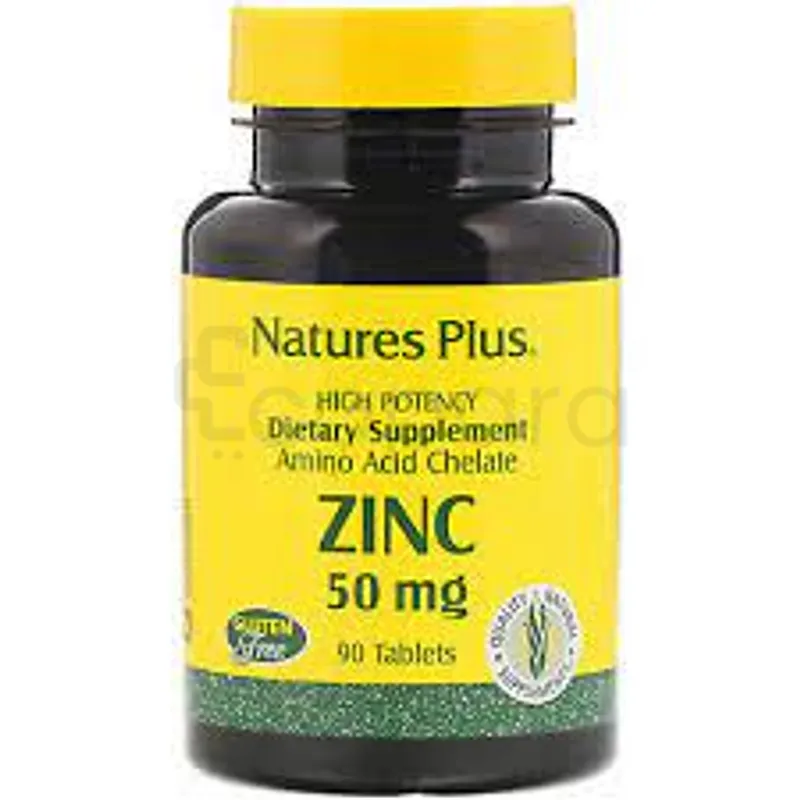 NATURE'S PLUS ZINC 50MG BOITE DE 90 TABLETS