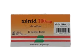 XENID 100MG BOITE DE 10 SUPPOSITOIRES