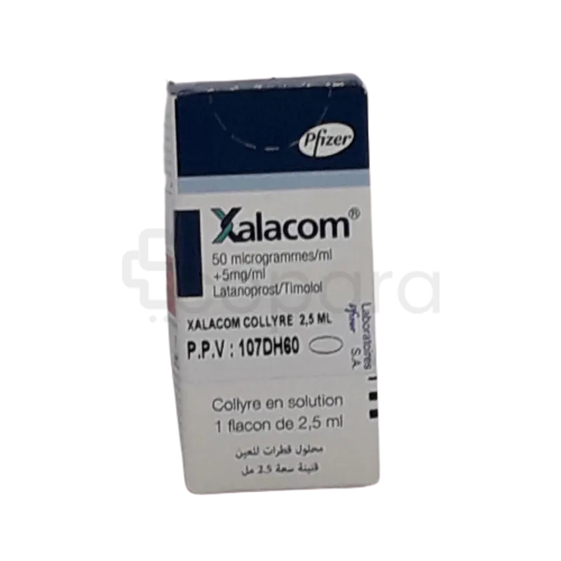 XALACOM CL 50µG/5MG 2.5ML COLLYRE