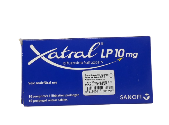 XATRAL LP 10MG BOITE DE 10 COMPRIMES PM
