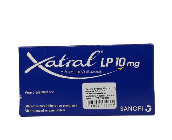 XATRAL LP 10MG BOITE DE 30 MV COMPRIMES GM