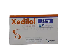 XEDILOL 25MG BOITE DE 30 COMPRIMES SECABLES