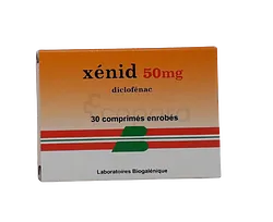 XENID 50MG BOITE DE 30 COMPRIMES