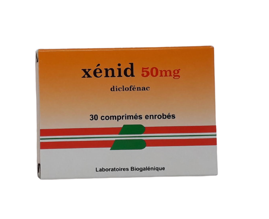 XENID 50MG BOITE DE 30 COMPRIMES