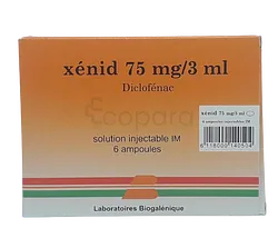XENID 75MG/3ML BOITE DE 6 INJECTABLE GM
