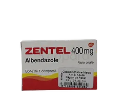 ZENTEL 400MG BOITE DE 1 COMPRIME