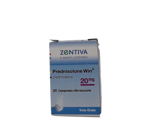 PREDNISOLONE WIN 20MG BOITE DE 20 COMPRIMES