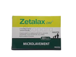 ZETALAX DM BOITE DE 6 MICROLAVEMENTS