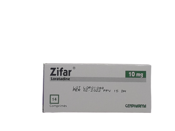 ZIFAR 10MG BOITE DE 14 COMPRIMES