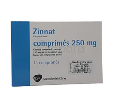 ZINNAT 250MG BOITE DE 14 COMPRIMES