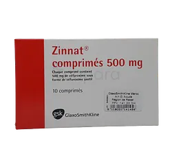 ZINNAT 500MG BOITE DE 10 COMPRIMES MV