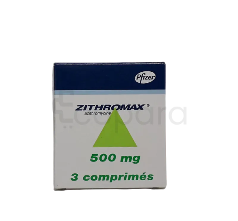 ZITHROMAX 500MG BOITE DE 3 COMPRIMES
