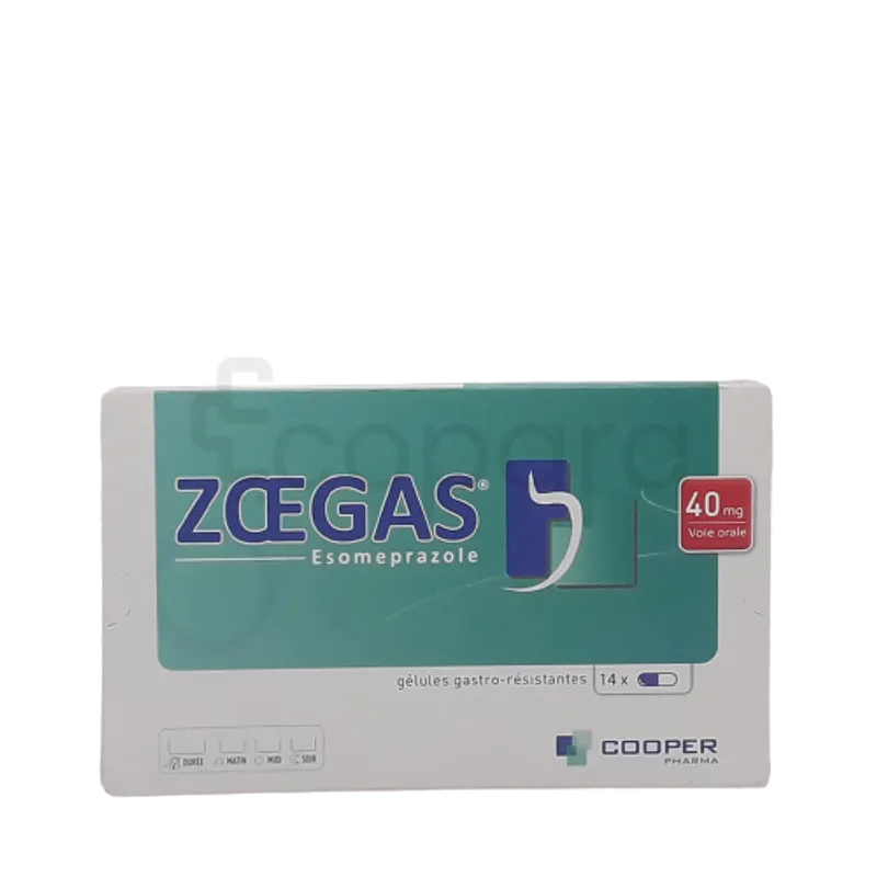 ZOEGAS 40MG BOITE DE 14 GELULES