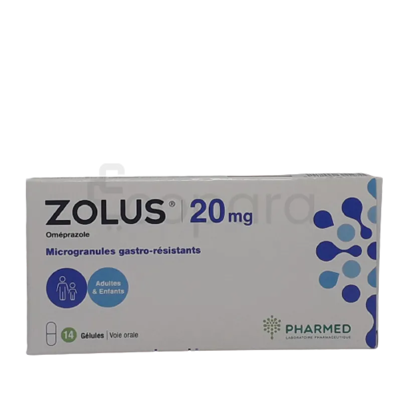 ZOLUS 20MG BOITE DE 14 GELULES