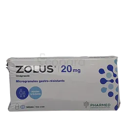 ZOLUS CO 20MG BOITE DE 28 GELULES