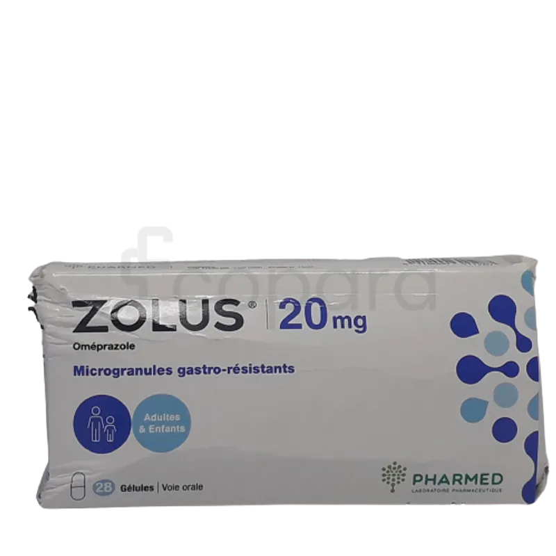 ZOLUS CO 20MG BOITE DE 28 GELULES