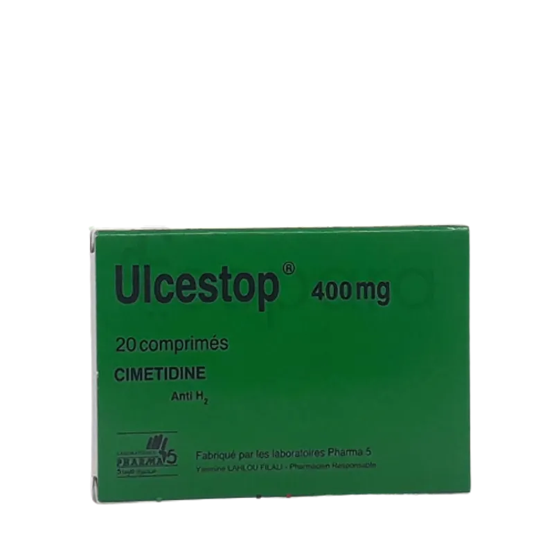 ULCESTOP 400MG BOITE DE 20 COMPRIMES PM
